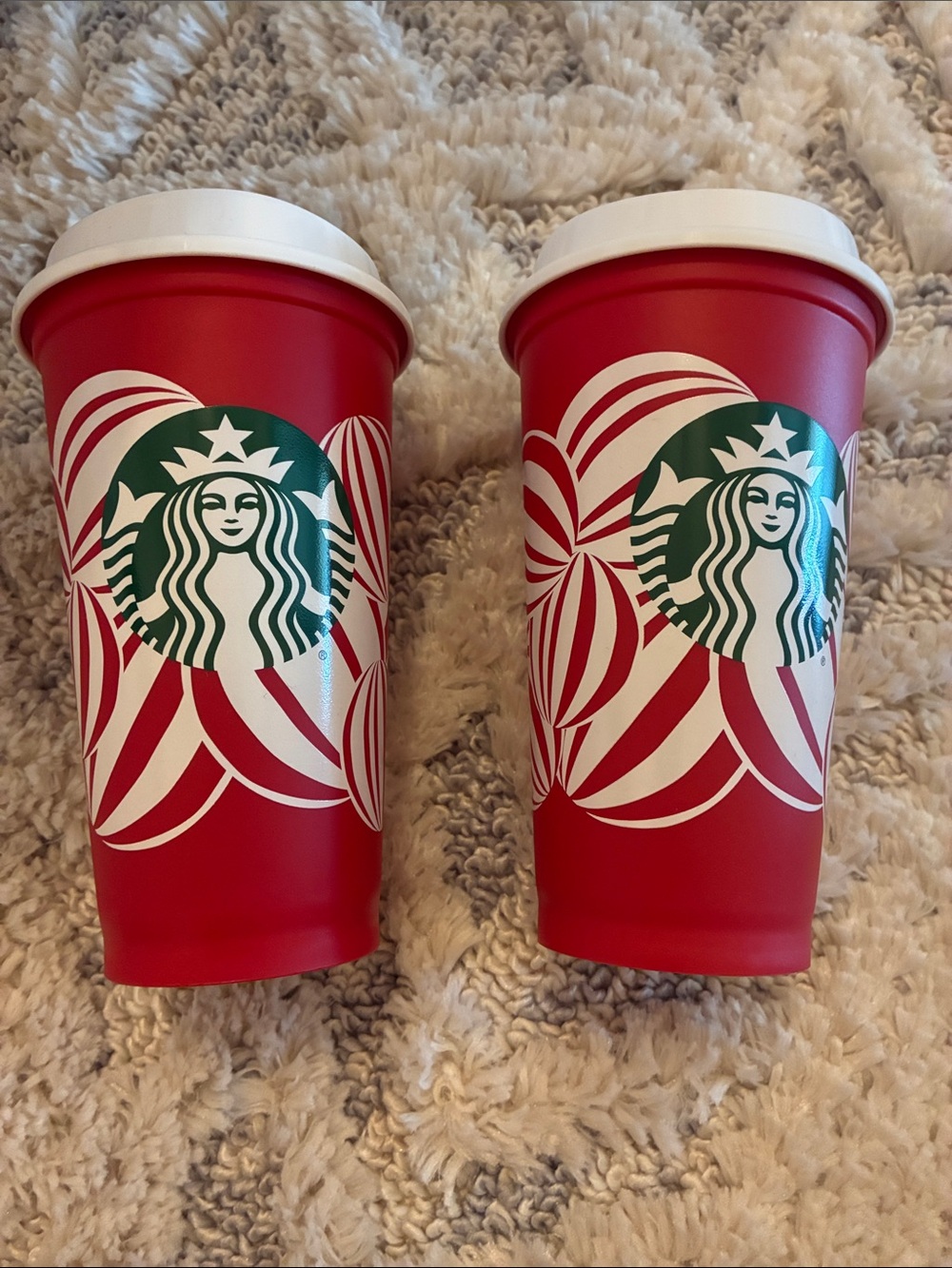Starbucks Holiday Red Cup 2024. Set of 2